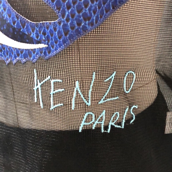 Sheer net boxy shark top - Picture 4 of 10